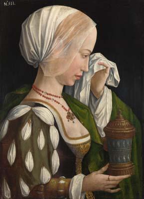 [German School - The Magdalen Weeping] 