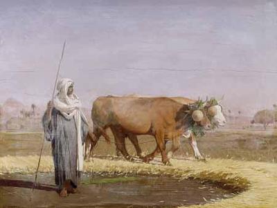 [Gerome - Treading Out Wheat in Egypt] 