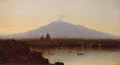 [Gifford - Sunset at Catania, Sicily] 