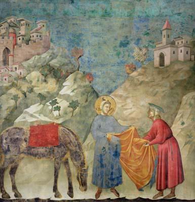[Giotto - St. Francis Gives his Coat] 