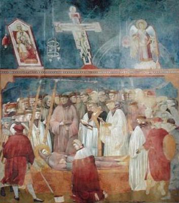 [Giotto - St. Jerome Checking the Stigmata on the Body of St. Francis] 