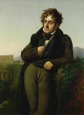 [Girodet - Portrait of Francois Rene, Vicomte de Chateaubriand] 