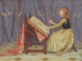 [Girl Seated in an Interior]