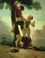 [Boys Climbing a Tree]