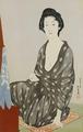 [A Beauty in a Black Kimono]