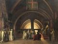[The Inauguration of Jacques de Molay into the Order of Knights Templar in 1295]