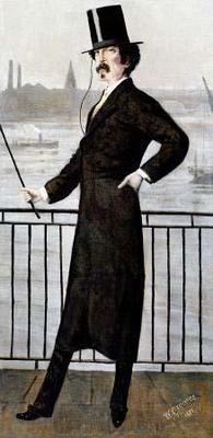 [Greaves - Whistler on the Widow's Walk at his House in Lindsey Row, Chelsea] 