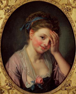 [Greuze - Young Girl with a Rose] 
