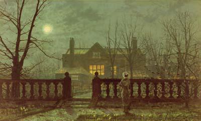 [Grimshaw - Lady in a Garden by Moonlight] 