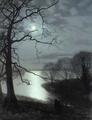 [Watching a Moonlit Lake]