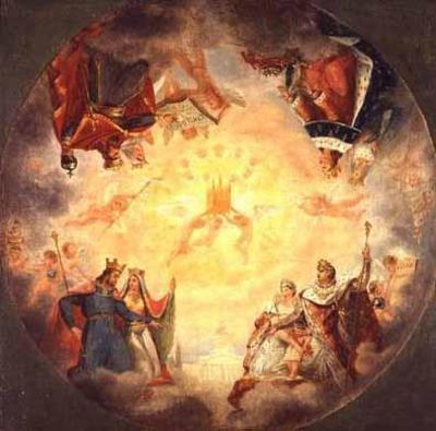 [Gros - Glory of St Genevieve, Study for the Cupola of the Pantheon] 