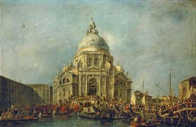 [Guardi - Doge's Procession at the Santa Maria della Salute] 