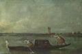 [A Gondola on the Lagoon near Mestre]