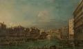 [Regatta on the Grand Canal, near the Rialto Bridge, Venice]
