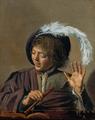 [Singing Boy with a Flute]