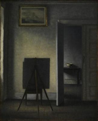[Hammershoi - The Artist's Easel] 