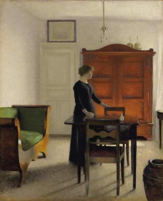 [Hammershoi - Ida in an Interior] 