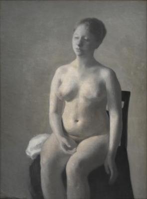 [Hammershoi - Nude Female Model] 
