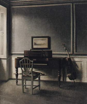 [Hammershoi - Old Piano. Strandgade 30] 