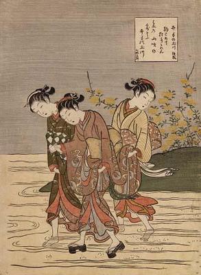 [Harunobu - The Jewel River at Ide] 