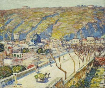 [Hassam - Bridge at Posilippo, Naples] 