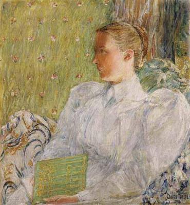 [Hassam - Portrait of Edith Blaney] 
