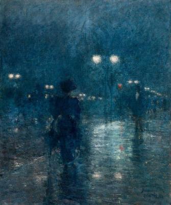 [Hassam - Fifth Avenue Nocturne] 