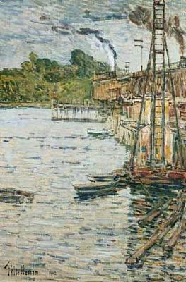 [Hassam - The Mill Pond, Cos Cob, Connecticut] 