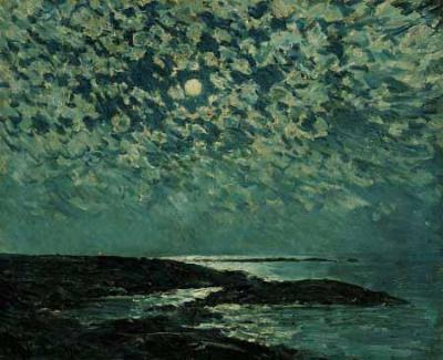[Hassam - Moonlight, Isle of Shoals] 