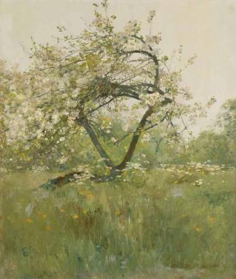 [Hassam - Peach Blossoms, Villiers-le-Bel] 