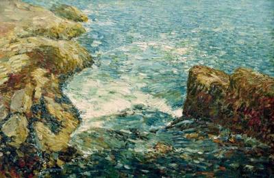 [Hassam - Surf and Rocks] 