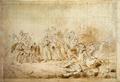 [Banditti of Kurdistan Assisting Georgians in Surprising and Carrying off Circassian Women]