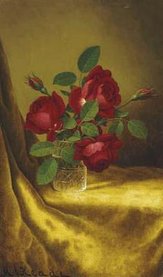 [Heade - Roses in a Crystal Goblet] 