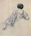 [Back of a Young Woman]