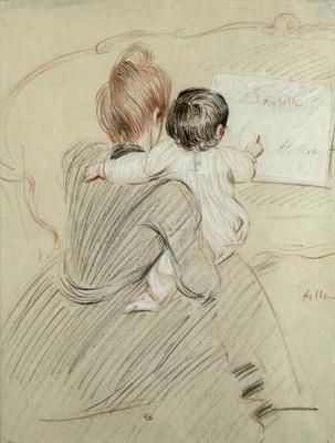 [Helleu - Madame Paul Helleu and her Daughter Paulette] 