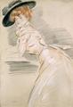 [Madame Helleu in a Hat]
