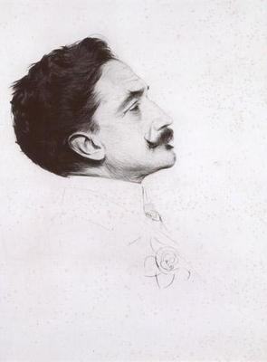 [Helleu - Portrait of Robert de Montesquiou] 