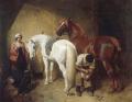 [Shoeing Imaum (aka The Blacksmith Shop)]