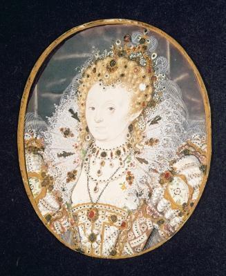 [Hilliard - Queen Elizabeth I, 1595] 