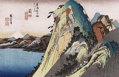 [Hiroshige - The Lake at Hakone] 