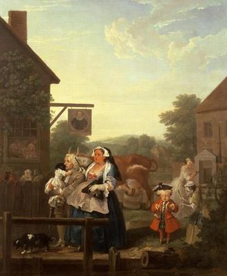 [Hogarth - Evening, from Times of the Day] 