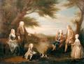 [John and Elizabeth Jeffreys and their Children]