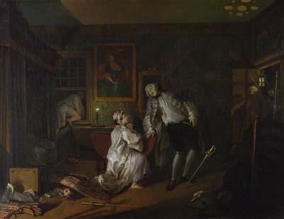 [Hogarth - Marriage a la Mode V, The Bagnio] 