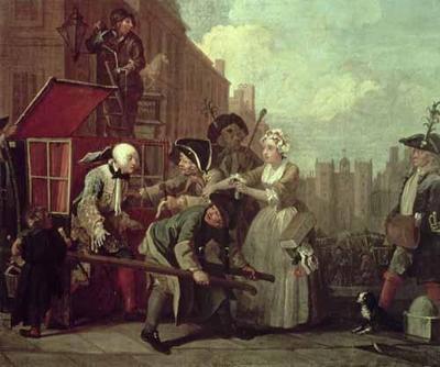 [Hogarth - Rake's Progress IV] 