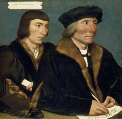 [Holbein - Double Portrait of Sir Thomas Godsalve and His Son John] 