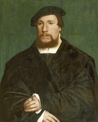 [Holbein - Portrait of a Hanseatic Merchant] 