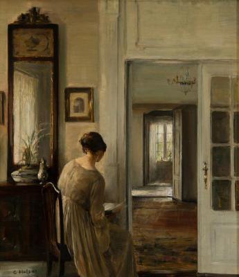 [Holsoe - Reading, The Painter's Wife] 