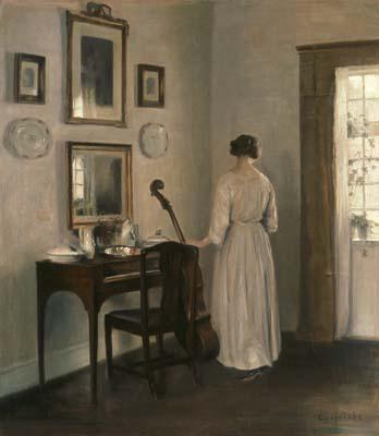 [Holsoe - A Woman in an Interior] 