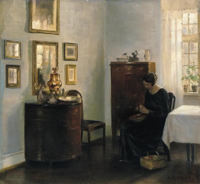 [Holsoe - Woman with Fruit Bowl] 
