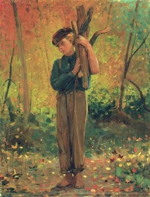 [Homer - Boy Holding Logs] 